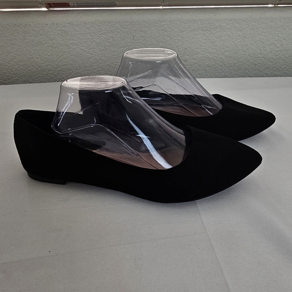 Torrid Black Pointed Toe Flats Extra Wide Width WW Size 10.5 - Picture 4 of 12